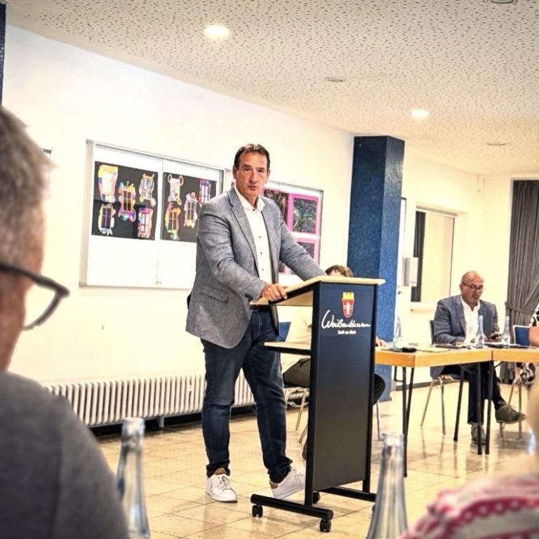 Thomas Przybylla beim Kick off zur Bürgermeisterwahl